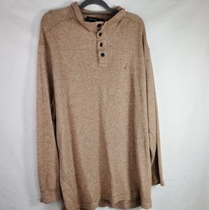 Men's Nautica Tan long Sleeve Sweater